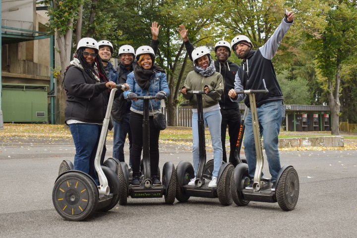 a group of people posing for the camera