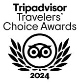 Tripadvisor Travelers' Choice Awards 2024 logo with an owl and laurel wreath.