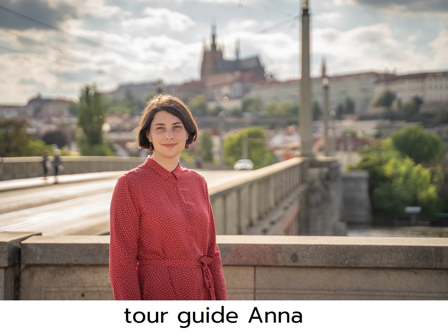a person standing in front of a building