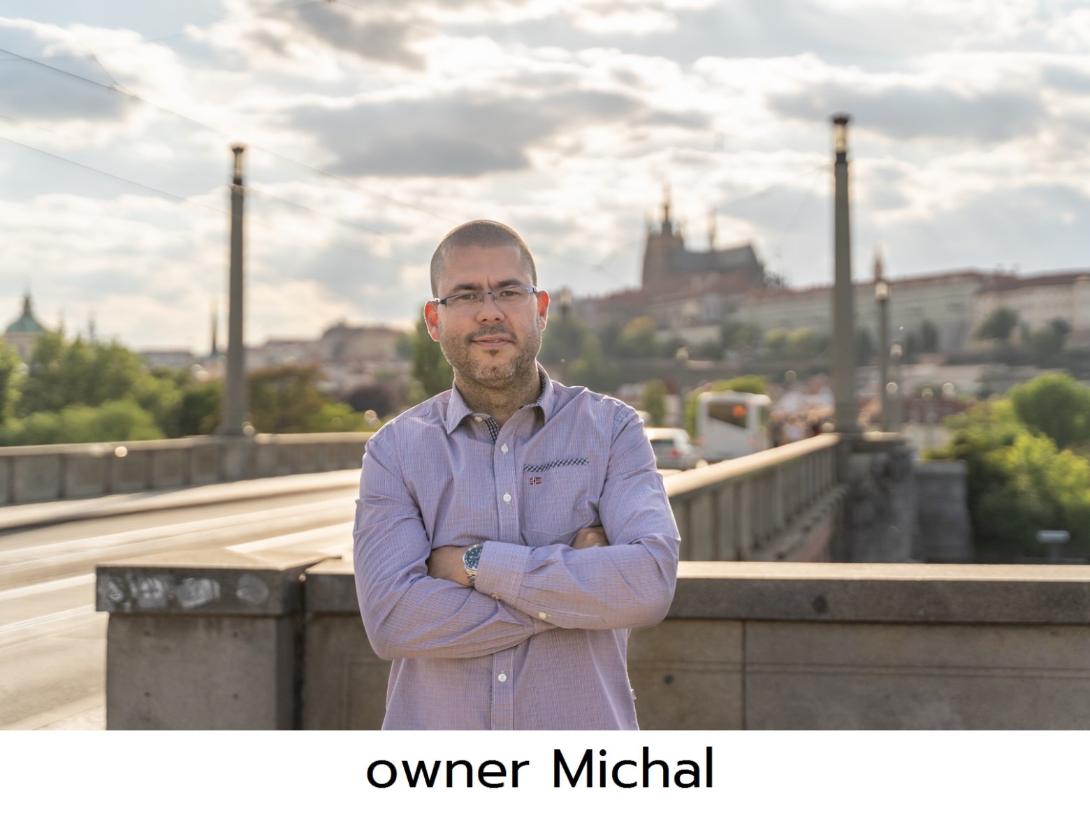 a man sitting on a bench